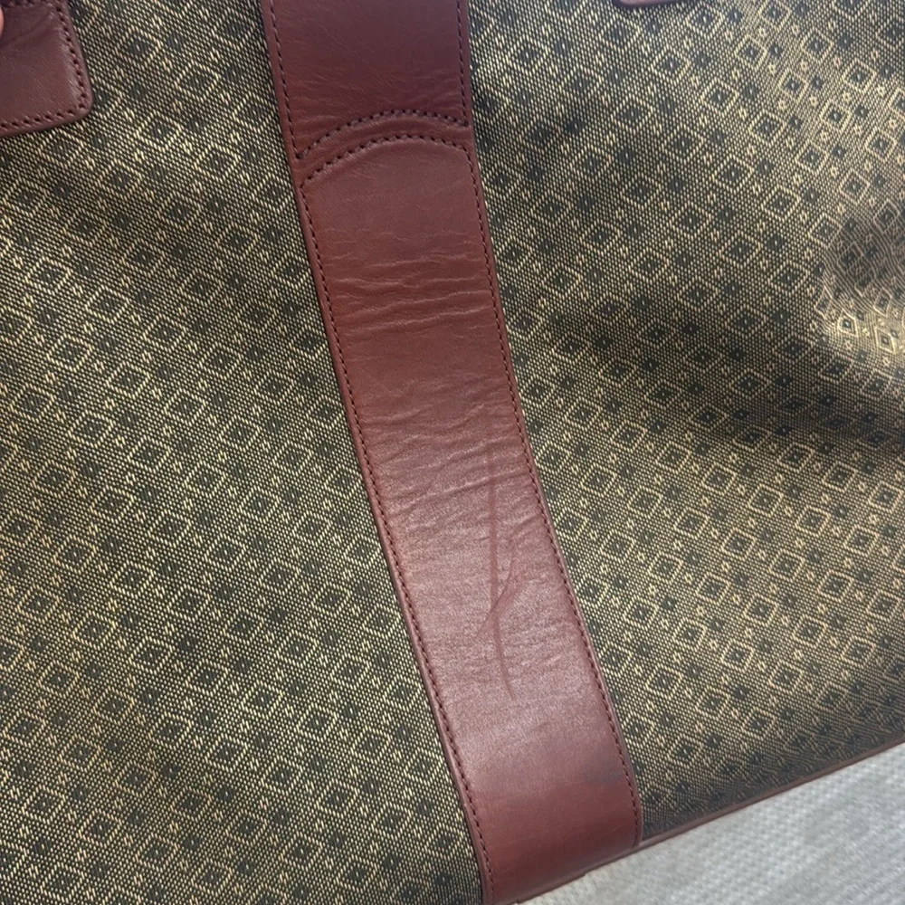 Hartmann Wings Jacquard Diamond Overnight Satchel